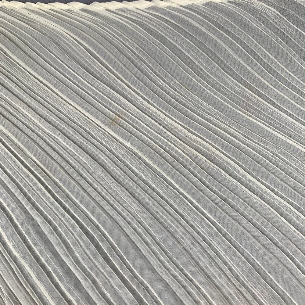 PLEATS PLEASE by ISSEY MIYAKE Ivory Pleated Scarves & Shawls - Picture 5 of 6